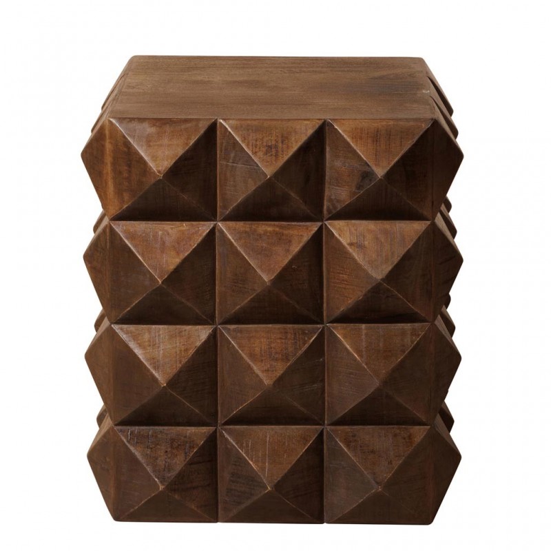 SOLID WOOD COLUMN TET 60 - CAFE, SIDE TABLES SOLID WOOD COLUMN TET 60 - CAFE, SIDE TABLES